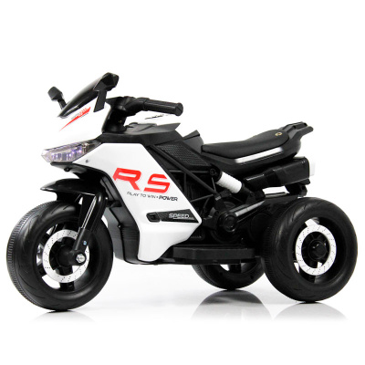 Детский электротрицикл RiverToys K002PX белый